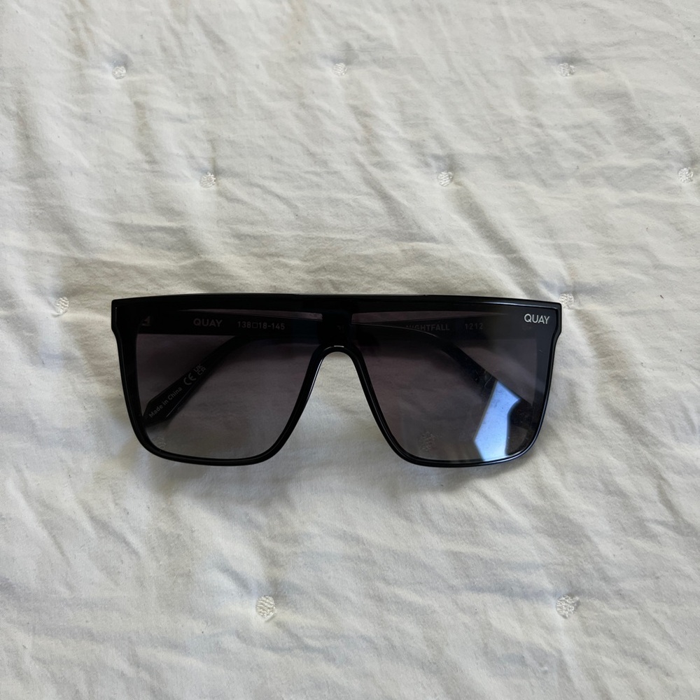 Quay Black Nightfall Sunglasses